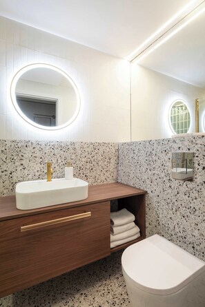 Shower, hair dryer - TurnKey| Wenceslas square Two Level Apartment XIII (Praha 1)
