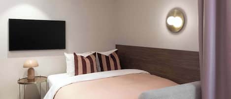 1 chambre, fer et planche Ă repasser, Wi-Fi, draps fournis