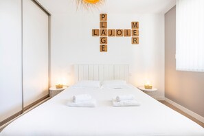 1 bedroom, free WiFi, bed sheets - Rêve Bleu – Terrace with 180° Sea View, 1 Bedroom, 2 Guests (Penmarc'h)