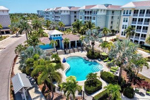 Outdoor pool, a heated pool - One Particular Harbour 395-102 - Beaches, Pool, Resort Style Living (Bradenton)