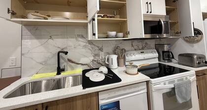 2-Bed, 2-Bath Home: Perfect for Work, Relaxation, and Exploring Calgary.