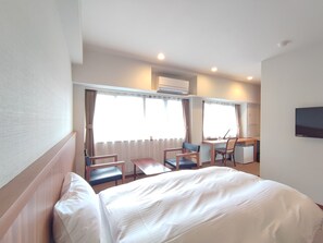 ห้องเบสิกทวิน, ปลอดบุหรี่ | โต๊ะทำงาน, พื้นที่ทำงานแบบใช้แล็ปท็อป, Wi-Fi ฟรี, ผ้าปูที่นอน