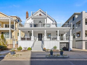 Exterior - Luxury Beach Block Home w/ Ocean Views - Sleeps 26 (Ventnor City)
