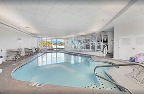 Indoor pool, a heated pool