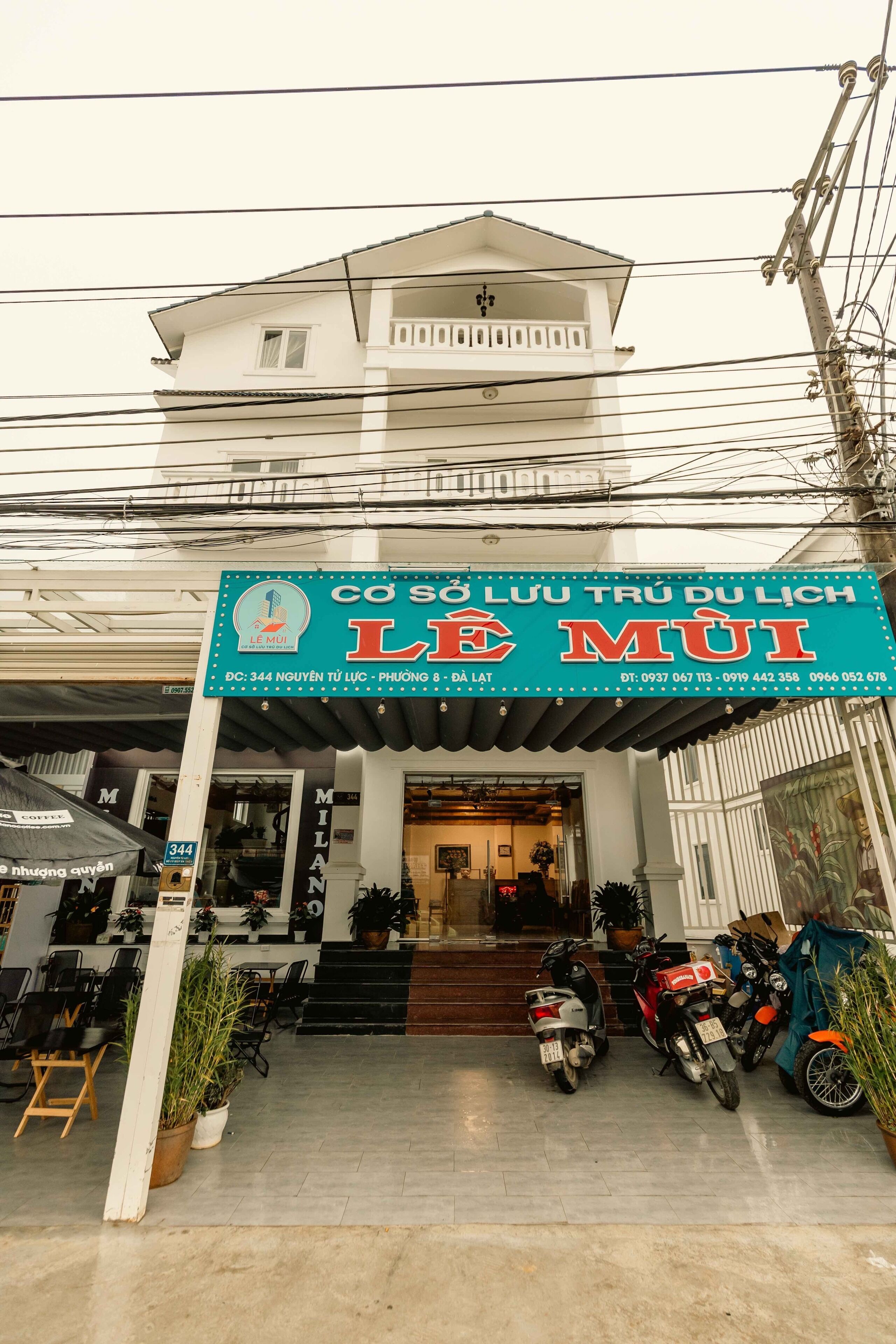 Fachada de la propiedad