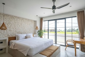 2 habitaciones y sábanas de algodón egipcio 