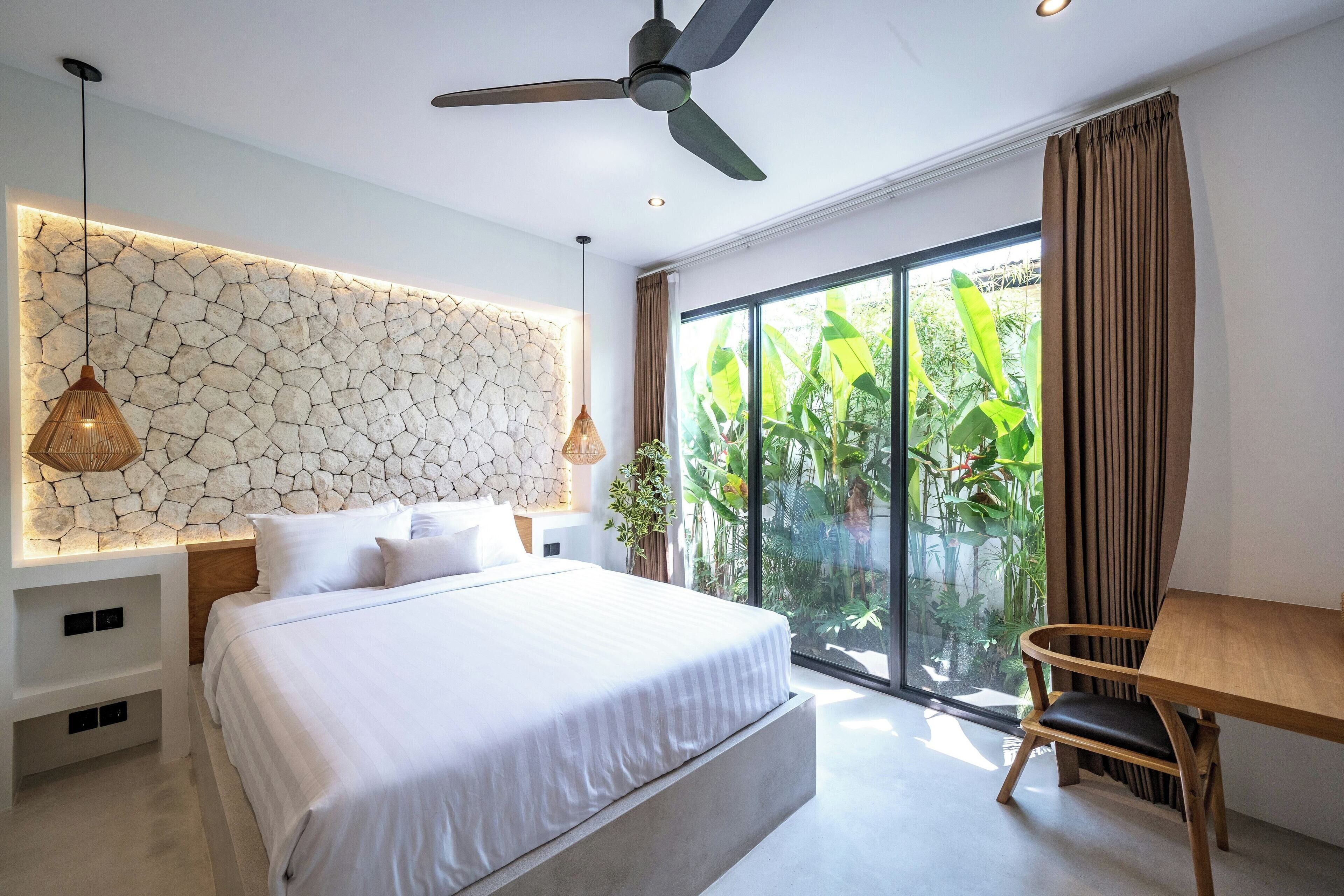 Villa, 2 slaapkamers, privézwembad | 2 slaapkamers, lakens van Egyptisch katoen, luxe beddengoed