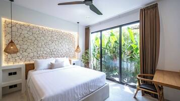 Villa, 2 slaapkamers, privézwembad | 2 slaapkamers, lakens van Egyptisch katoen, luxe beddengoed