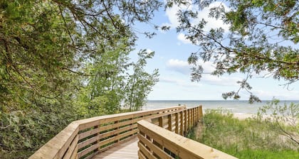 Greenwood Beach House | Steps to the Beach & Outdoor Fun