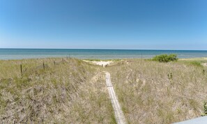 On the beach