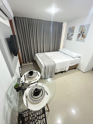 Apartment | Laptop workspace, blackout drapes, iron/ironing board, free WiFi - Melhores Flats - Incrível à beira mar (João Pessoa)