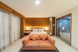 Deluxe suite | 1 slaapkamer, een bureau, gratis wifi