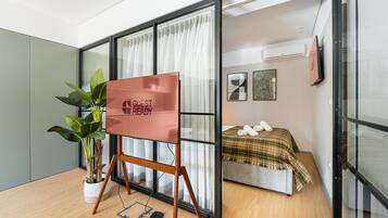 1 Schlafzimmer, Bügeleisen/Bügelbrett, Internetzugang, Bettwäsche