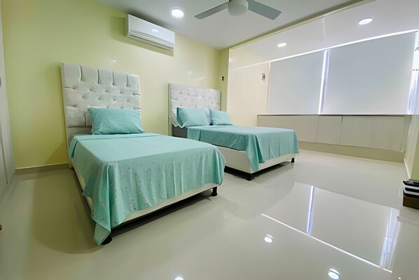 Familieleilighet | 1 soverom, strykejern/-brett og wi-fi (inkludert)