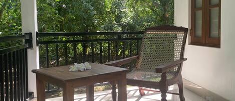 Hytte – superior, hageutsikt | Terrasse/patio