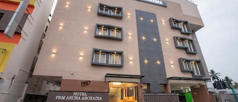 Façade de l’hébergement