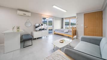 Habitaciรณn bรกsica, 1 habitaciรณn (B-05(Ocean view / Private BBQ)) | 1 dormitorio y wifi gratis