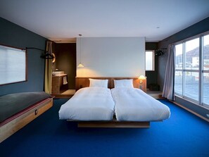 Tvåbäddsrum - uteplats - utsikt mot floden | Gratis wi-fi