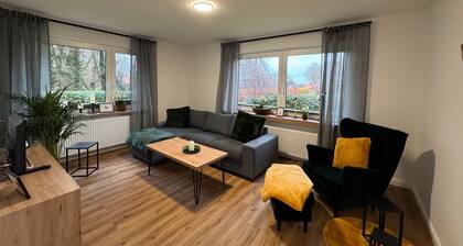 Ferienwohnung 'Ahlers' mit gemeinsamer Terrasse, privatem Garten und Wi-Fi