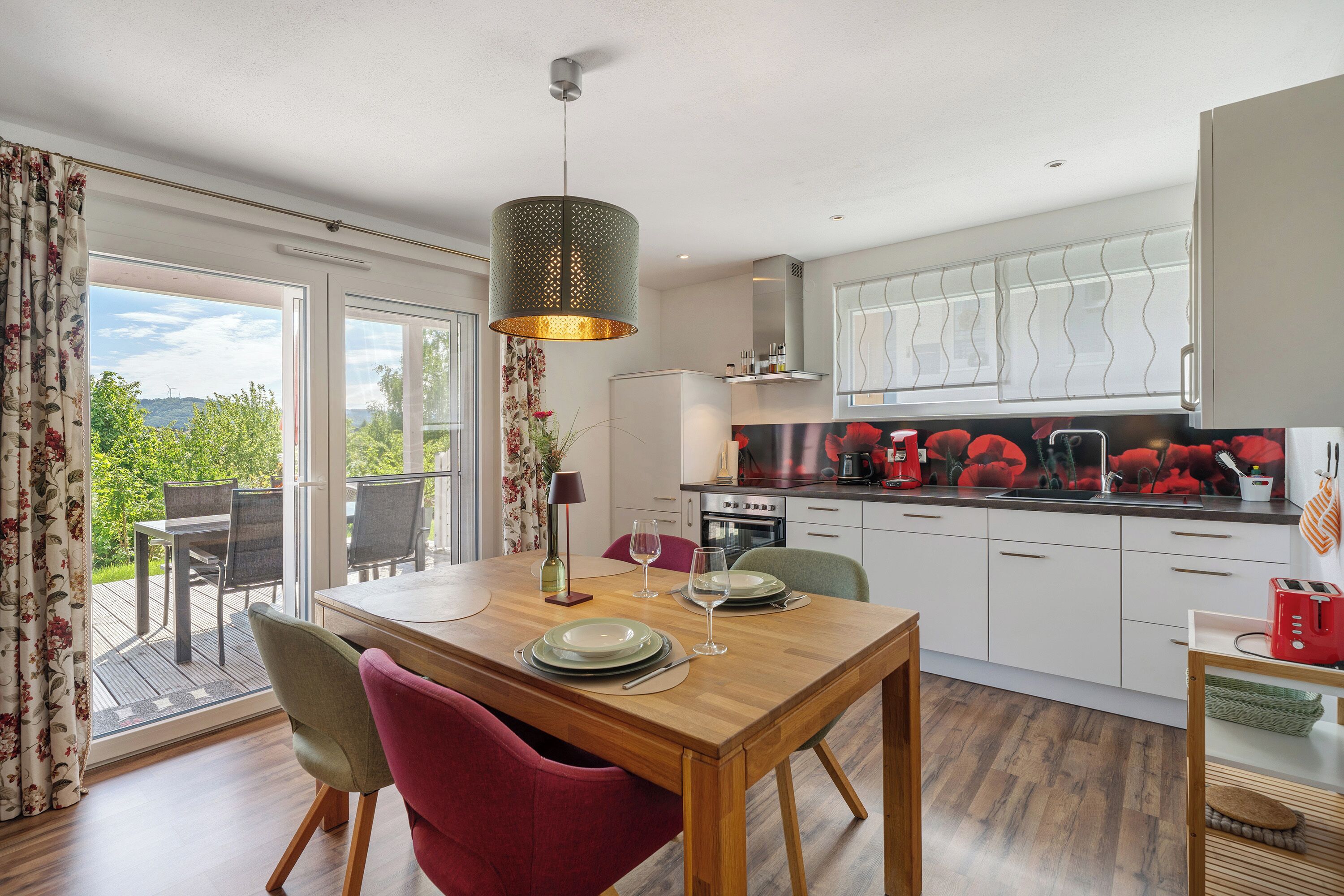 Kühlschrank, Ofen, Herdplatte, Geschirrspüler