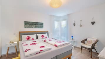 2 habitaciones, wifi gratis, ropa de cama y acceso para silla de ruedas