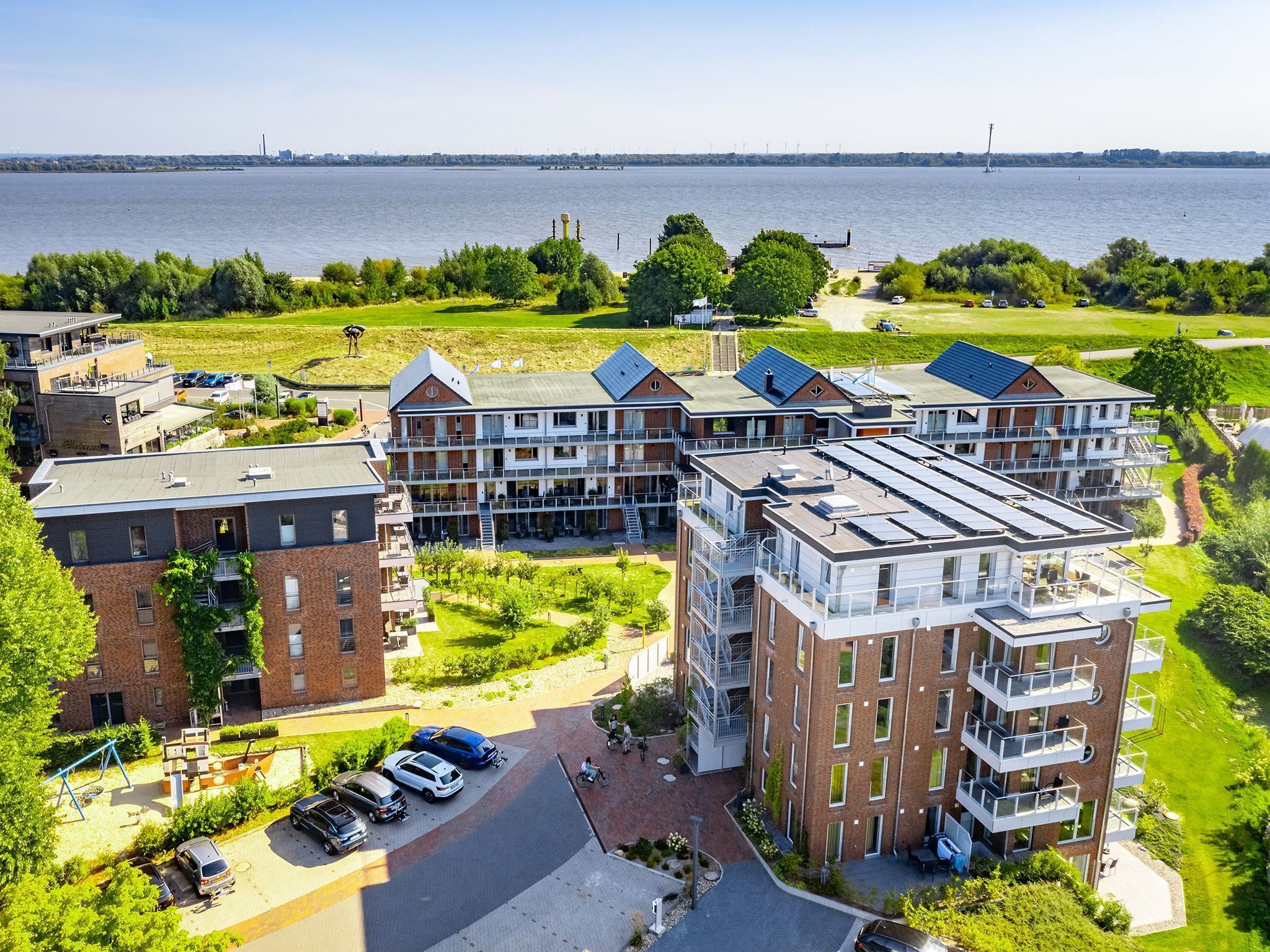 Elbaussicht Maisonette Appartement Ohne Elbblick - Ferien Auf Krautsand Gmbh - Drochtersen