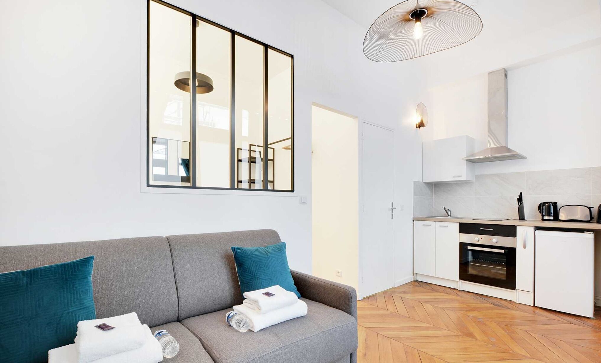 Smart-tv en een kantoor