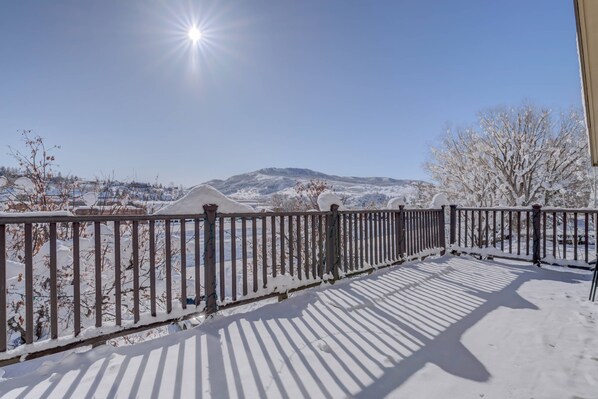 Property grounds - Downtown Dog Friendly Home w/Views + Walk to Free Ski Bus/Eat/Drink/Trails/River-Deck-W/D-Fireplace (Steamboat Springs)