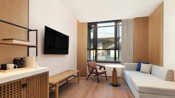 Premium-Suite, 1 King-Bett | Wohnbereich