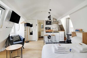 Strykejern/-brett, wi-fi (inkludert) og sengetøy