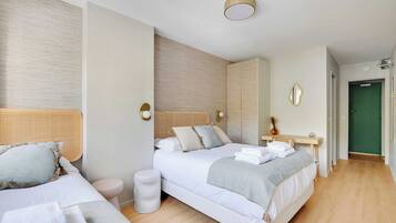 Desk, iron/ironing board, free WiFi, bed sheets