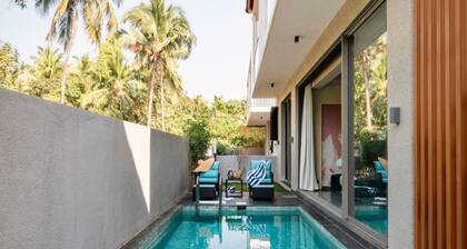 Luxe 3bhk Villa Kosha Pvt Pool - 2km to Beach