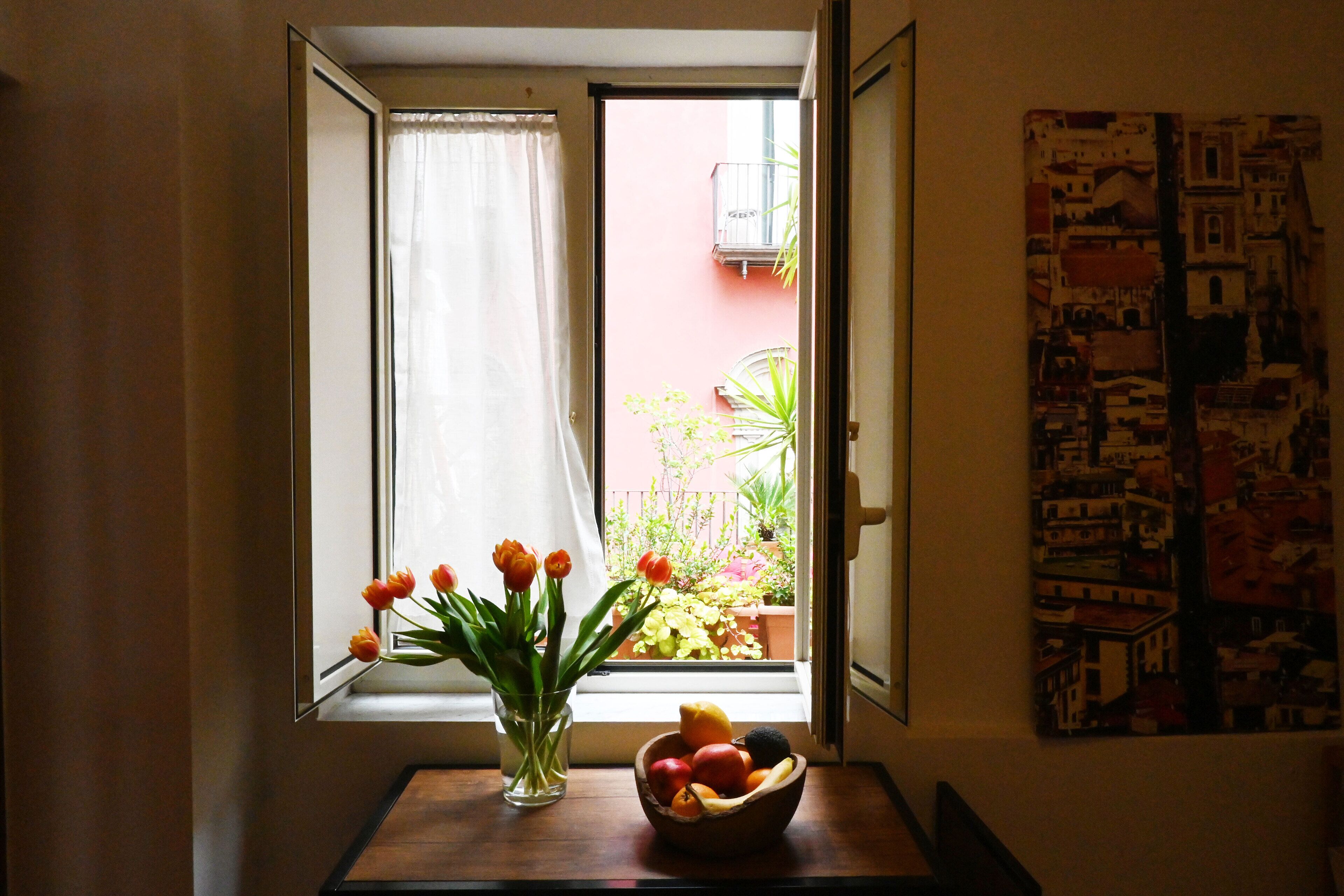 Deluxe Apartment, Kitchenette, City View | Private kitchen | Full-size fridge, microwave, oven, stovetop