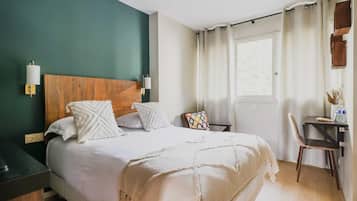 Desk, iron/ironing board, free WiFi, bed sheets