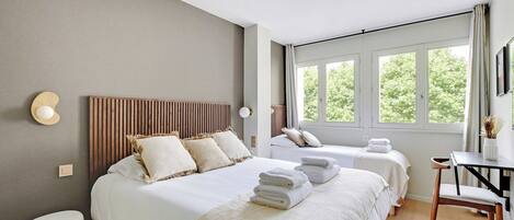 Desk, iron/ironing board, free WiFi, bed sheets