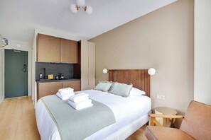 Desk, iron/ironing board, free WiFi, bed sheets