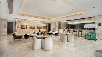 Coin salon dans le hall