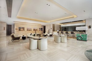 Sala de estar en el lobby