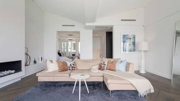 Smart TV, fireplace, offices