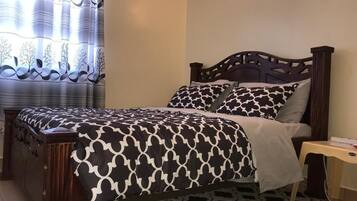 3 多间卧室、熨斗/熨衣板、WiFi、床单