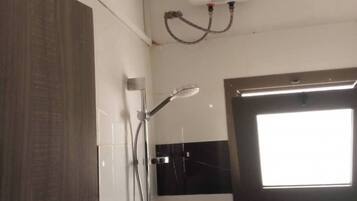 Shower, hair dryer
