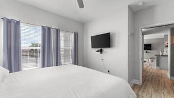 2 chambres, fer et planche Ă repasser, Wi-Fi gratuit, draps fournis