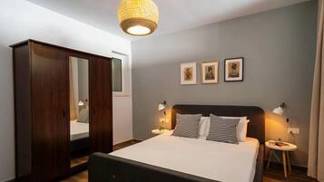 1 makuuhuone, silitysrauta/-lauta, vauvan matkasänky, Wi-Fi