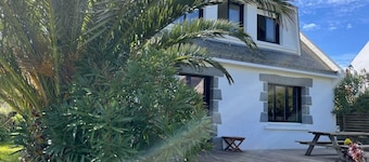 Maison familiale proche plage Groix, jardin et garage