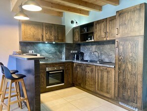 Fridge, microwave, dishwasher - Spacious duplex for 10 ppl. 250m from slopes - Pets allowed (Les Deux Alpes)