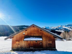 Exterior - Charming Savoyard Mazot with WIFI and Pets Allowed (Notre-Dame-de-Bellecombe)