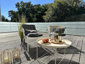 Terrace/patio - Luxury accommodation Dünenloft 7 in Prora Düne 7 with private sauna and fireplace (Prora)