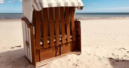 Luxus Unterkunft Dünenloft 7 in Prora Düne 7 mit wohnungseigener Sauna und Kamin