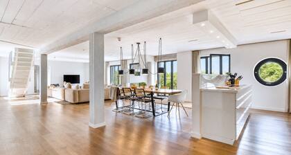 Luxus Ferienwohnung Penthouse 17 in Prora Düne 7 mit Seeblick-Balkonen