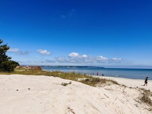 On the beach